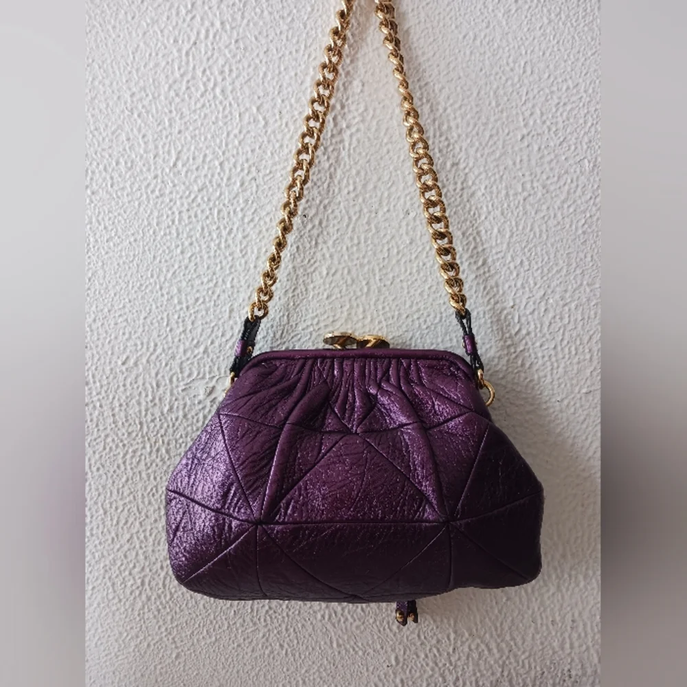 Marc Jacobs Vintage Quilted Purple Shoulder Bag - Picture 7 of 16